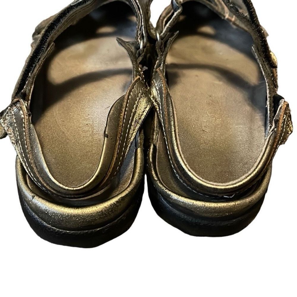 Naot Mary Jane slingback leather shoes bronze size 8.5 - Picture 5 of 8
